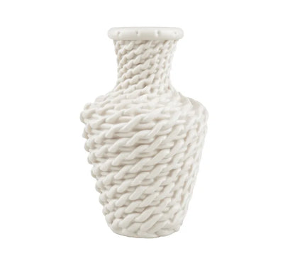 Close-up of plastic anti-ceramic vase texture finish detail