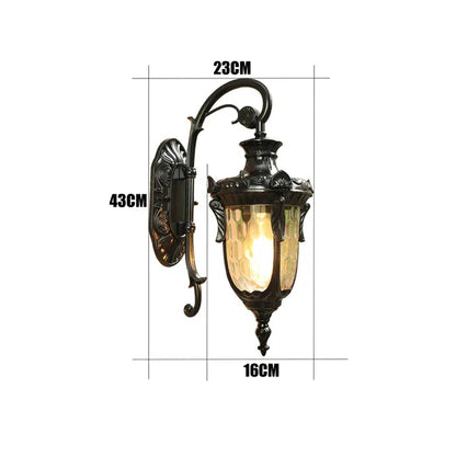 American Retro Waterproof Outdoor Wall Sconce