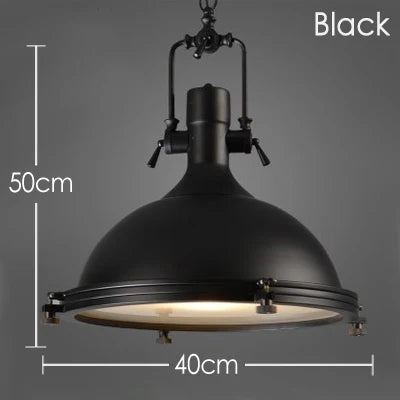 Industrial Metal Pendant Light