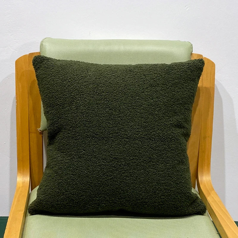 Faux Fur Throw Pillow Cover