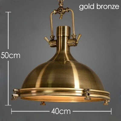 Industrial Metal Pendant Light