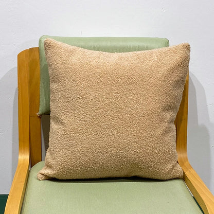 Faux Fur Throw Pillow Cover — styling detail