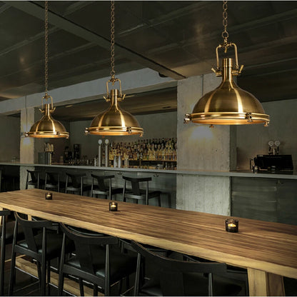 Industrial Metal Pendant Light