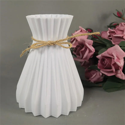 Unbreakable Plastic Imitation Ceramic Vase