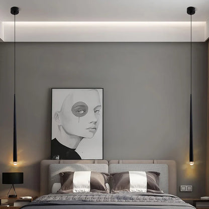 Copper Metal Bedside Pendant Light