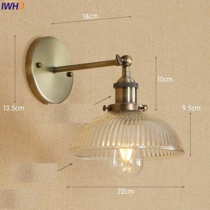 Antique Brass Swing Arm Wall Sconce