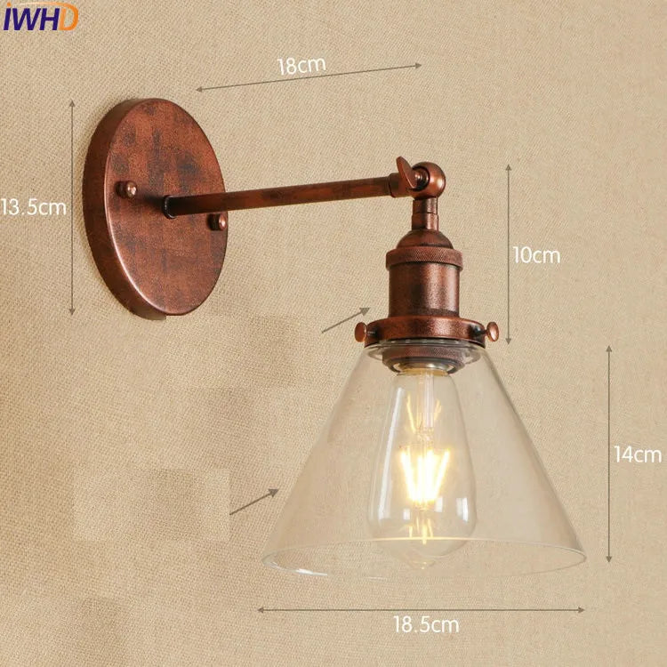 Antique Brass Swing Arm Wall Sconce