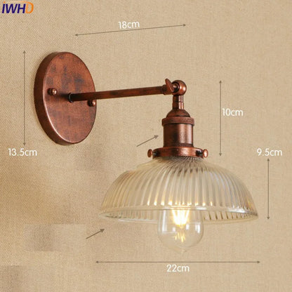 Antique Brass Swing Arm Wall Sconce