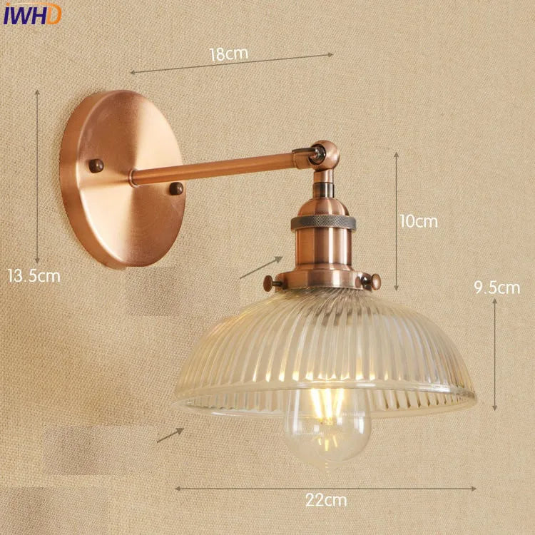 Antique Brass Swing Arm Wall Sconce