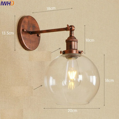 Antique Brass Swing Arm Wall Sconce