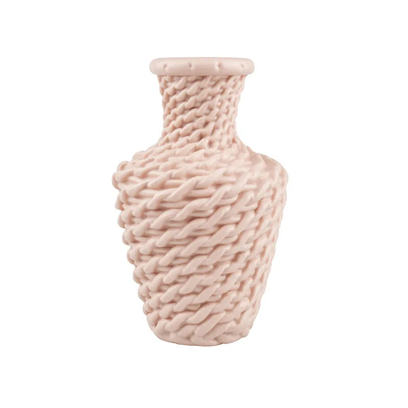 Unbreakable Plastic Imitation Ceramic Vase