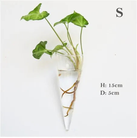 Wall Hanging Glass Terrarium Vase
