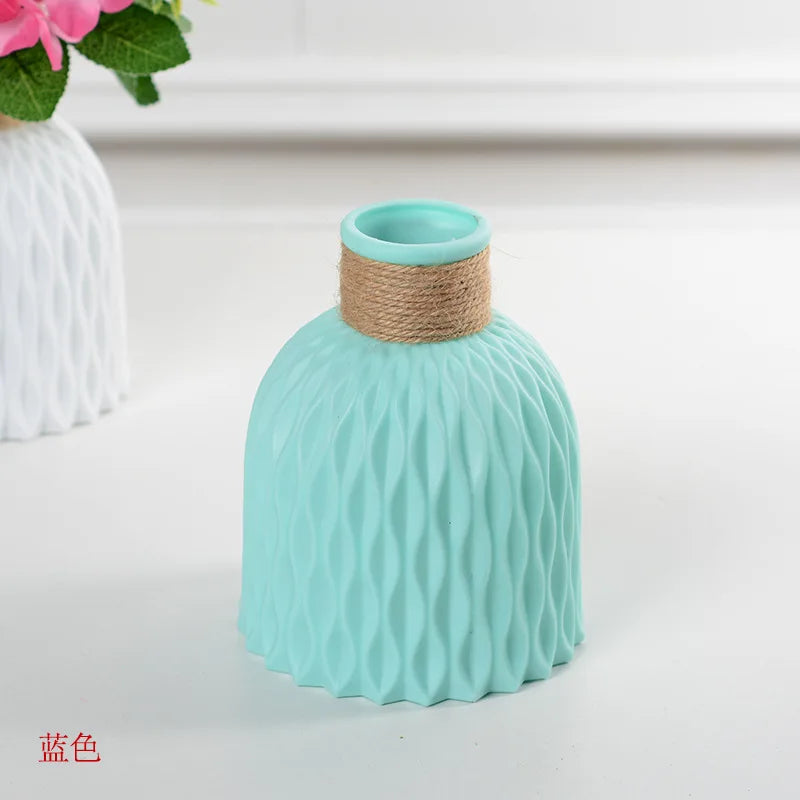 Unbreakable Plastic Imitation Ceramic Vase