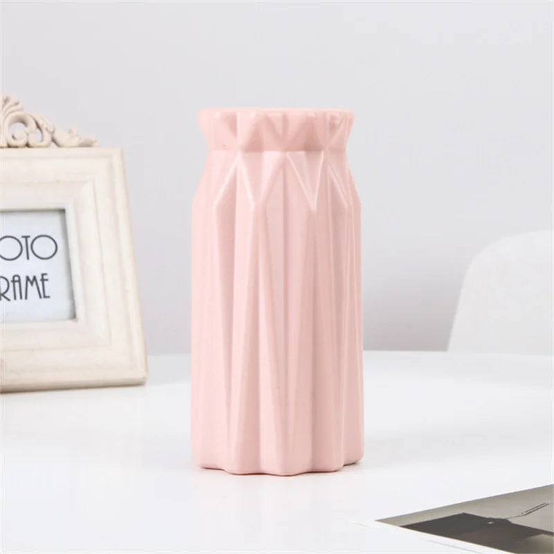 Unbreakable Plastic Imitation Ceramic Vase