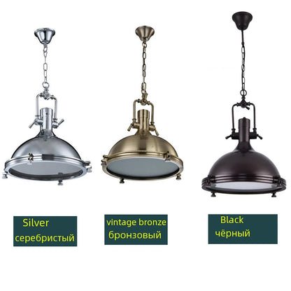 Industrial Metal Pendant Light
