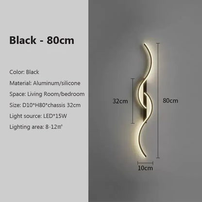 Modern LED Long Strip Wall Sconce