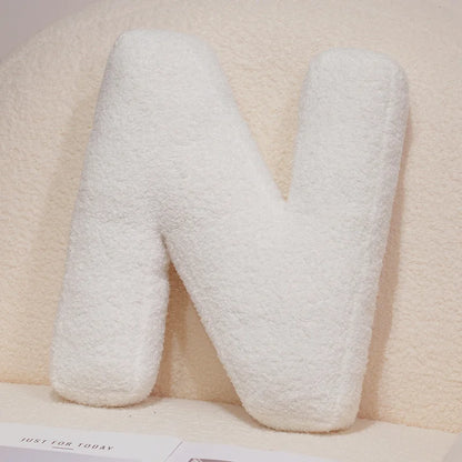 Alphabet Letter Plush Pillow
