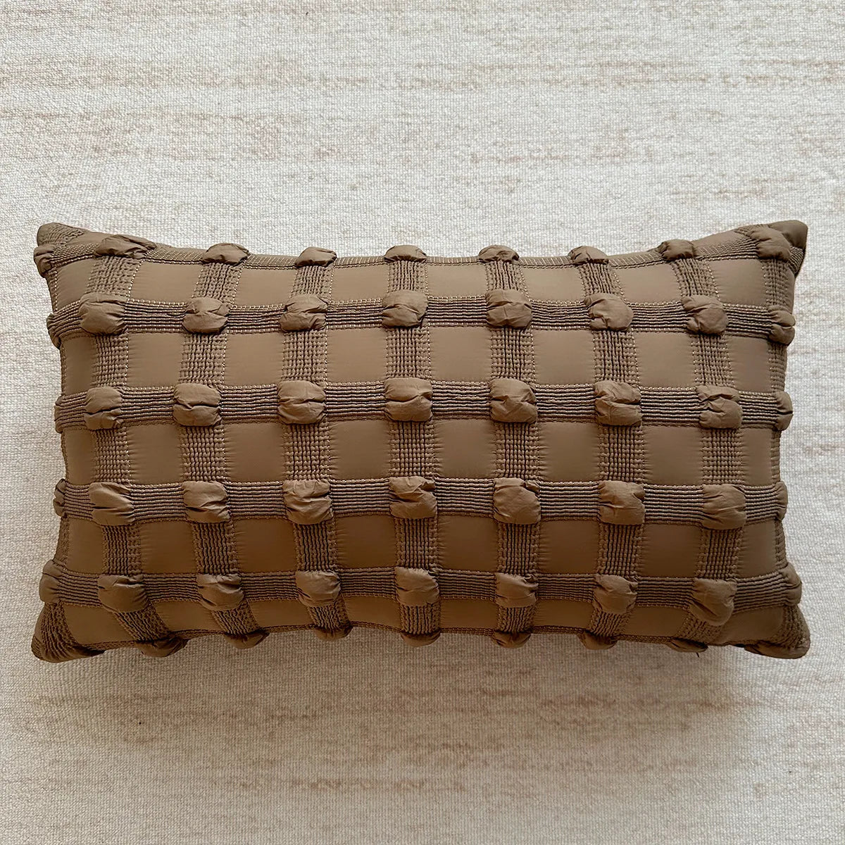 Decorative Lumbar Pillow Cover — styling detail