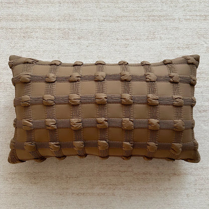 Decorative Lumbar Pillow Cover — styling detail