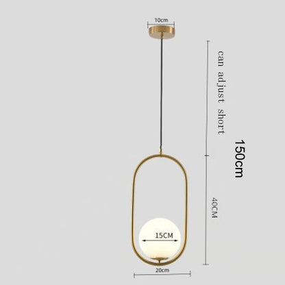 Metal Cage Pendant Light