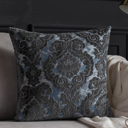 Light Luxury Jacquard Pillow Cover — styling detail