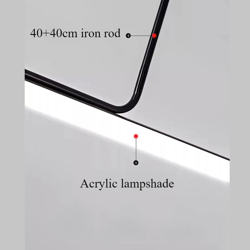 Aluminum Line Tube Pendant Light