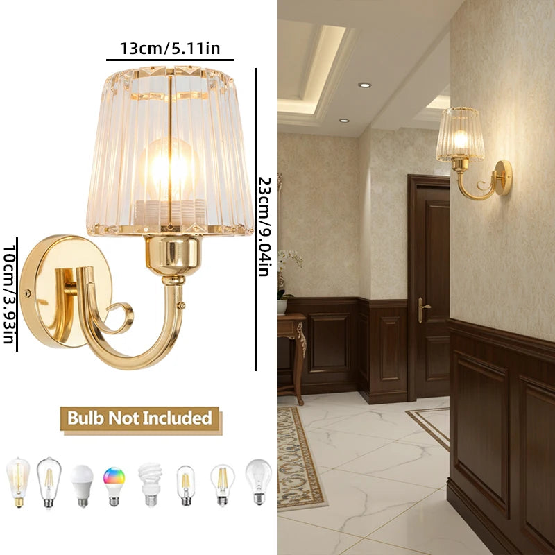 Nordic Modern Brass Wall Sconce