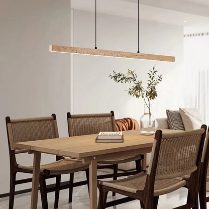 Travertine Linear Pendant Light