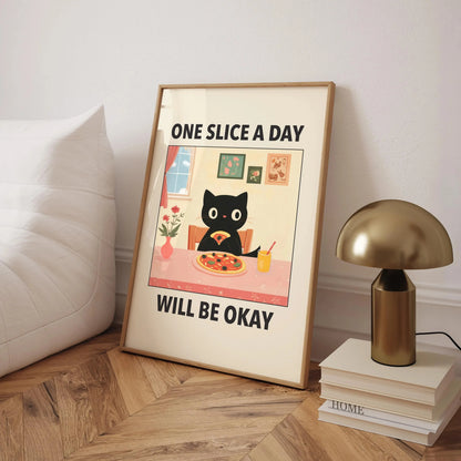 Wash Your Paws Black Cat Bathroom Canvas Wall Art