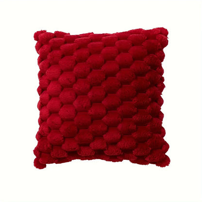 Taffeta Textured Throw Pillow Cover — styling detail