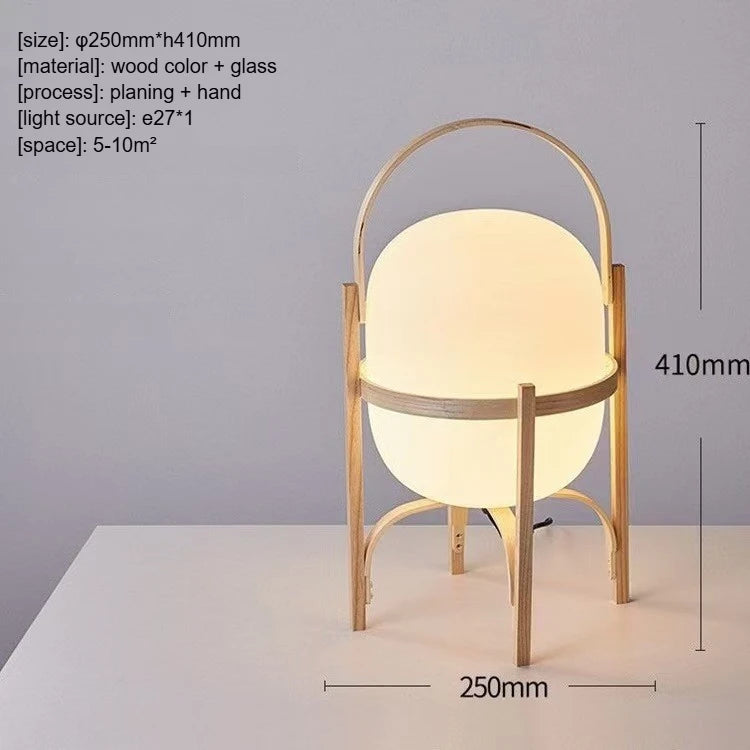 Nordic art lamp UK plug warm light mode bedroom close-up