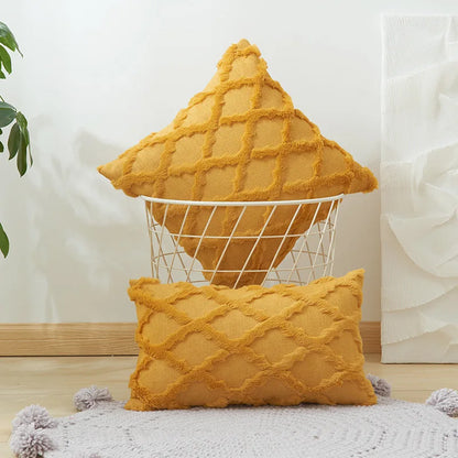 Soft Plush Luxury Pillow Cover — styling detail