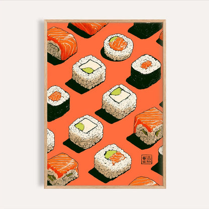 Japanese Sushi Bar Canvas Wall Art
