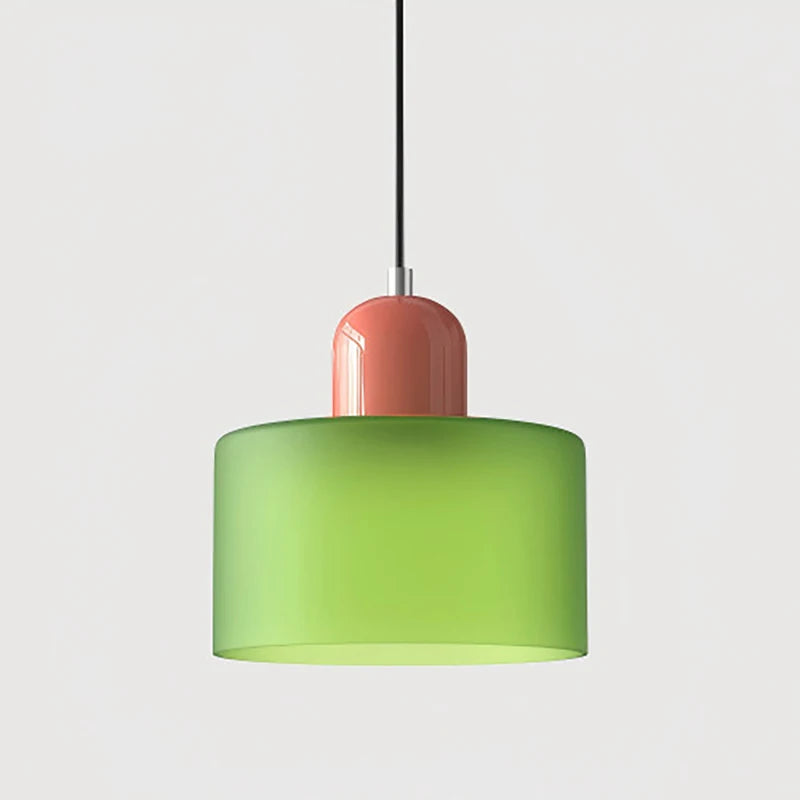 Colorful Glass Globe Pendant Light
