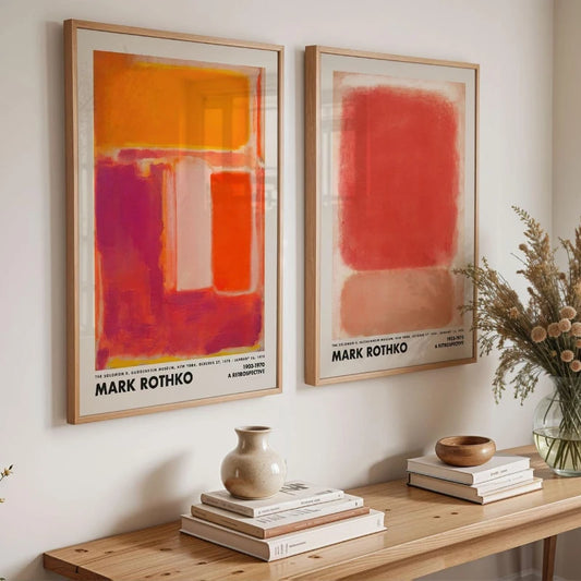 Mark Rothko Color Field Abstract 2-Piece Canvas Set