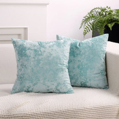 Solid Fabric Throw Pillow Cover