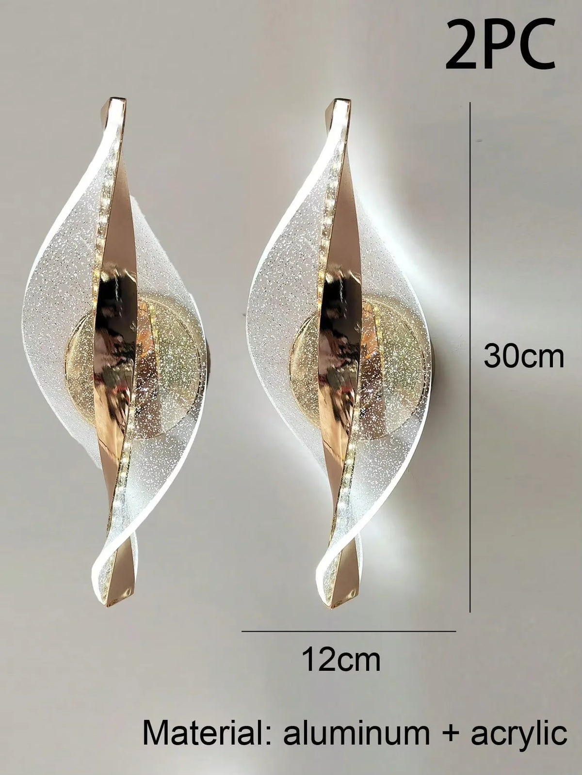 Modern Acrylic LED Outdoor Wall Sconce