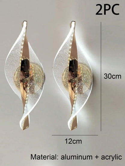 Modern Acrylic LED Outdoor Wall Sconce