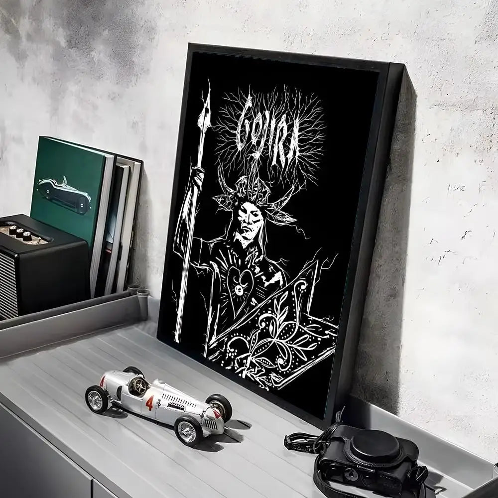 Gojira Metal Band Poster Canvas Wall Art Print