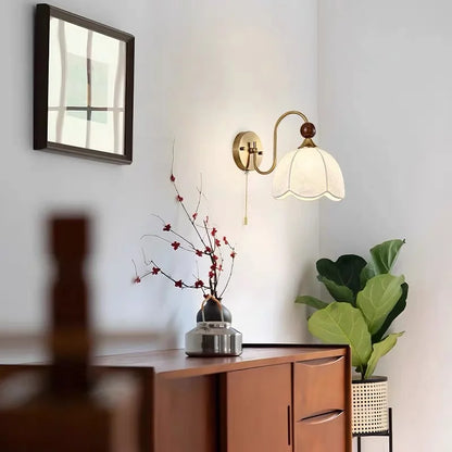 wall sconce, installed in a room interior setting