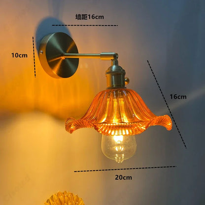 Creative E27 Glass Wall Sconce