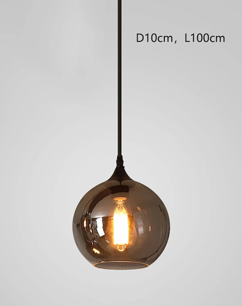 Glass Ring Multi Head Chandelier