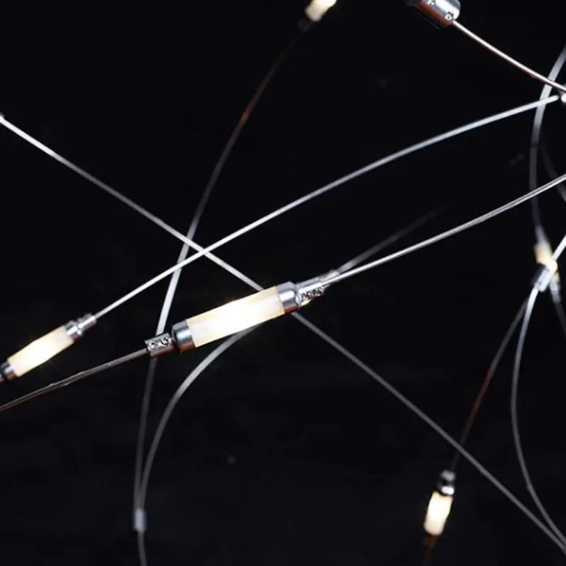 Gold disc chandelier with a 25.6 in overall height on a cord pendant