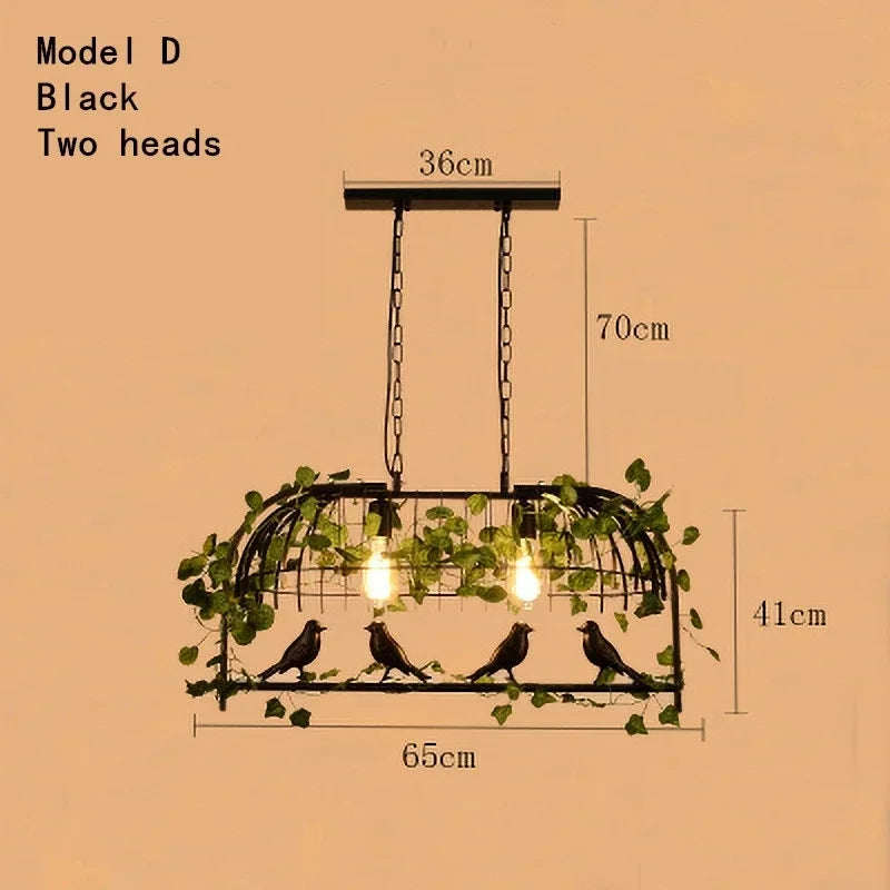 Iron Birdcage Pendant Light