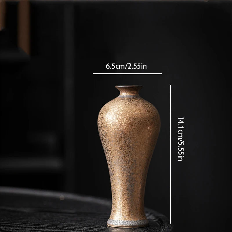 Retro Ceramic Flower Vase Indoor Home Décor | Aurelia