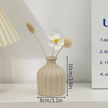 Retro Ceramic Dried Flower Vase