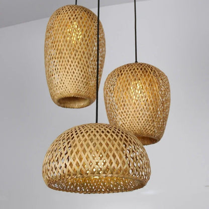 Bamboo Trio Pendant Set