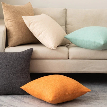 Farmhouse Chenille Throw Pillow Cover — styling detail