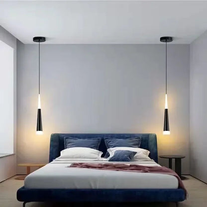 Long Wire LED Bedside Pendant