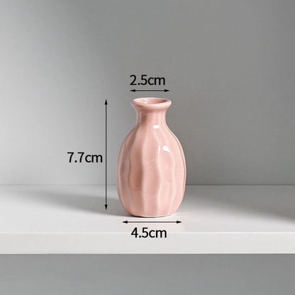 Nordic Ceramic Mini Vase Set
